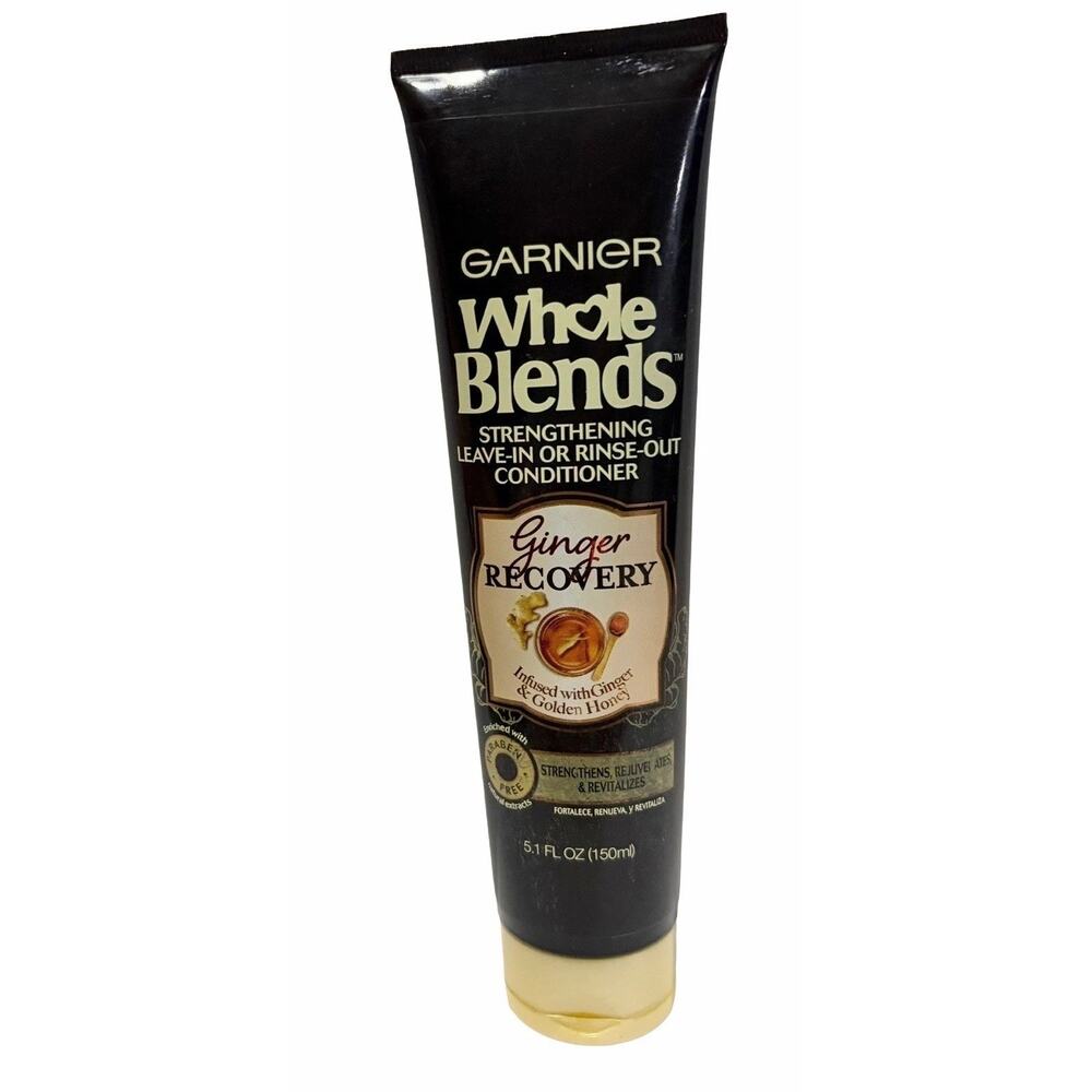 Garnier Whole Blends Ginger Recovery Leave In Rinse Out Conditioner 5.1 Oz NEW